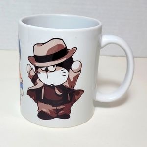 Doraemon Cat Characters Mug Rare